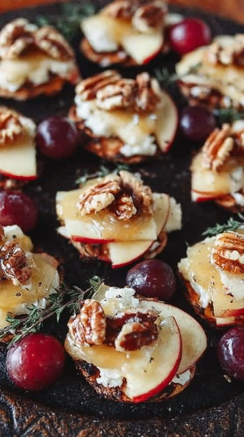 A variety of easy Thanksgiving appetizers displayed on a festive table.