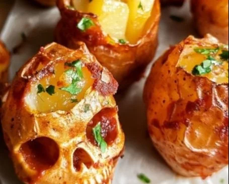 Spooky Halloween Skull Potatoes for festive celebrations