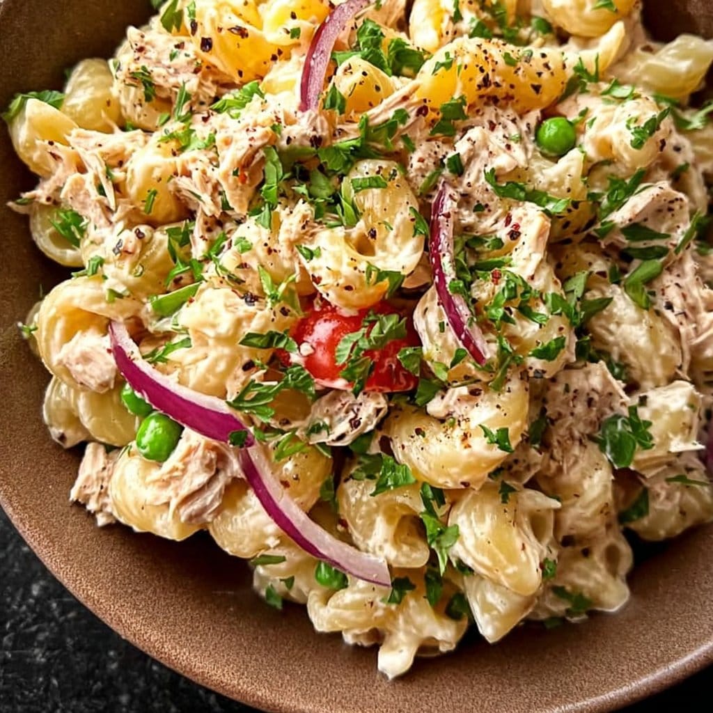 Easy Tuna Pasta Salad 2 Easy Tuna Pasta Salad