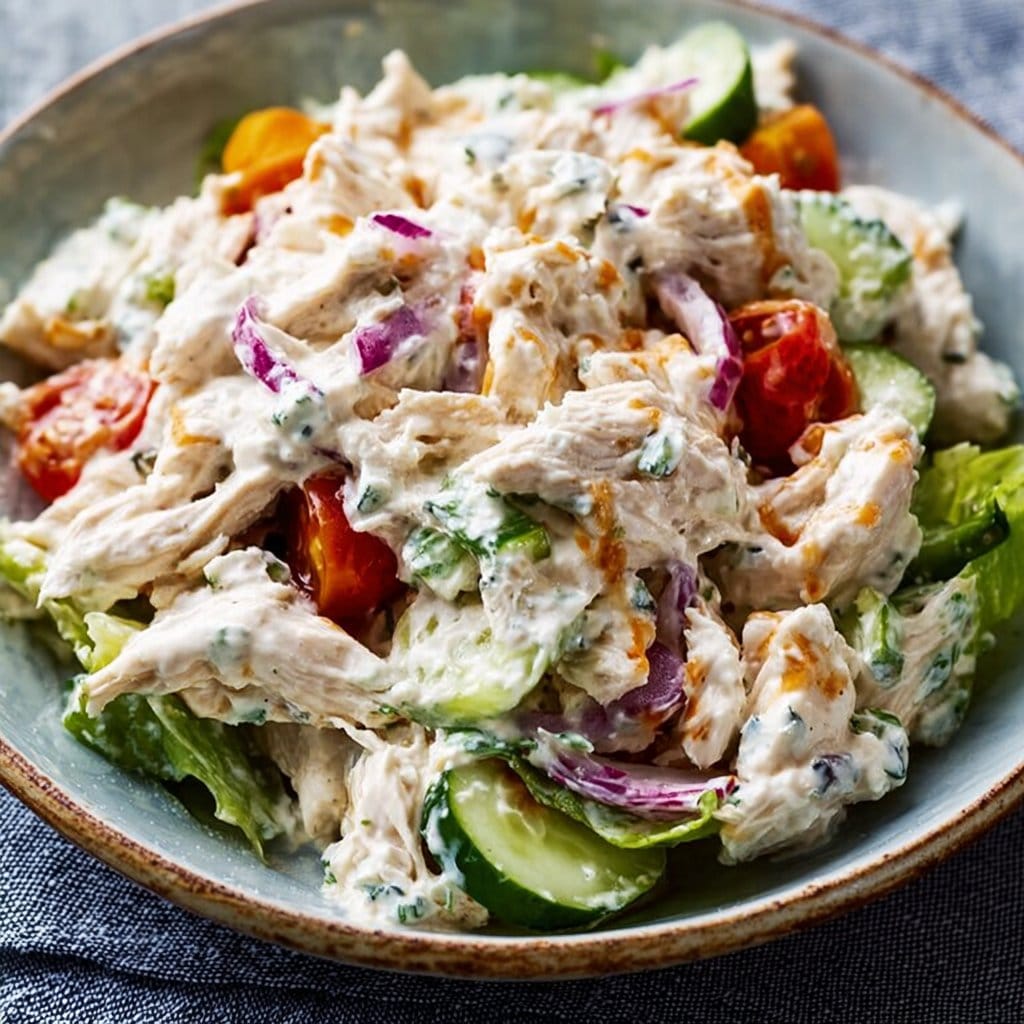 Cottage Cheese Chicken Salad