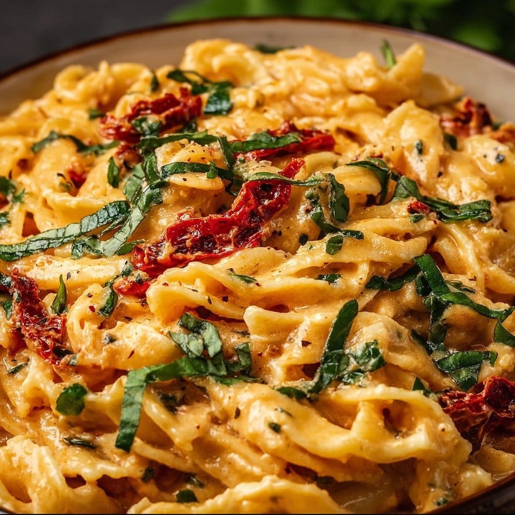 Creamy Vegan Sun-Dried Tomato Pasta