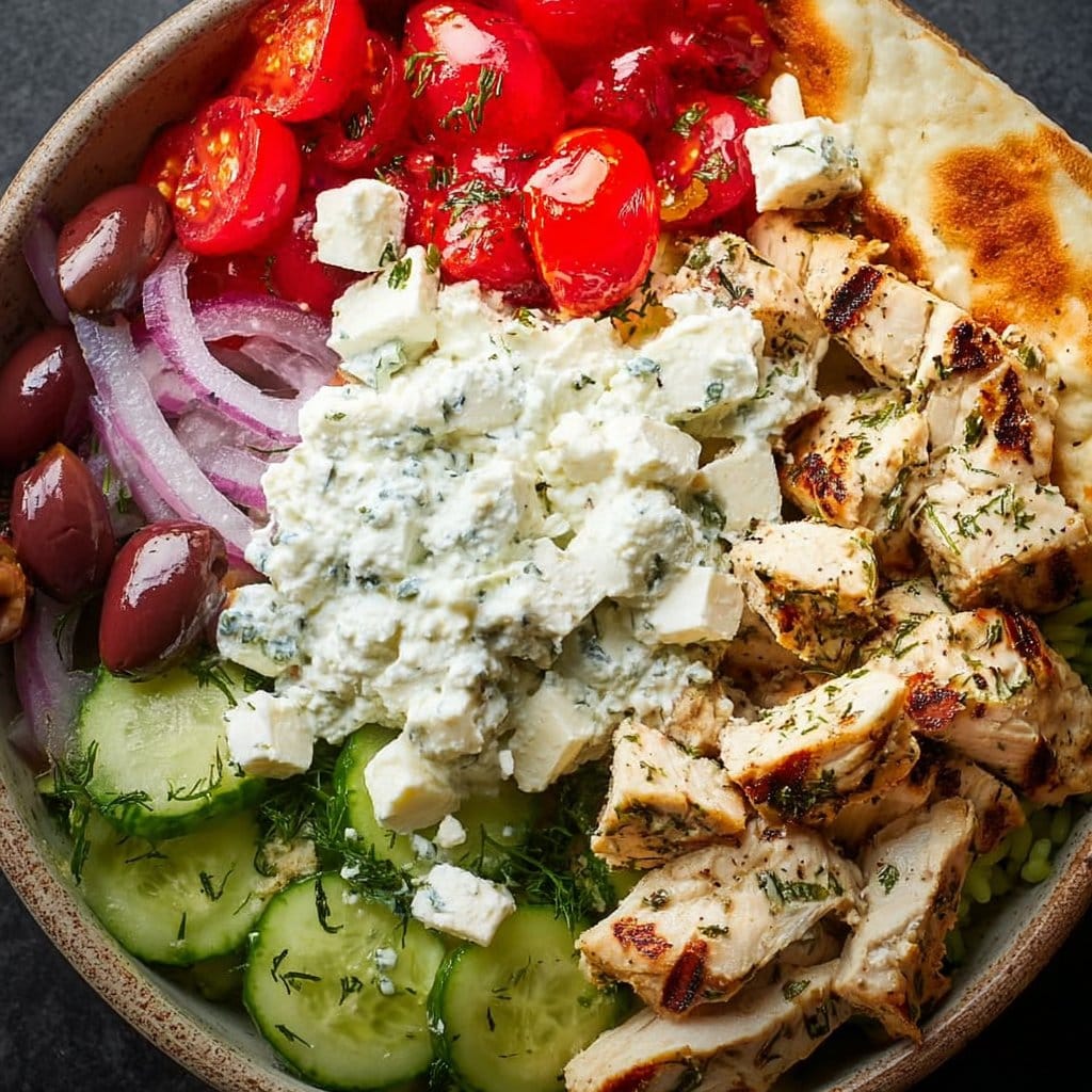 Greek Chicken Bowls