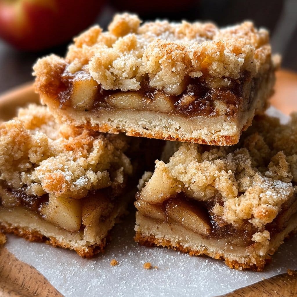 Healthy Apple Pie Bars