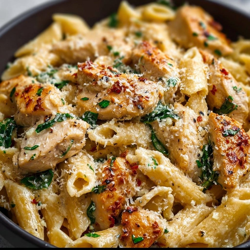 Creamy Garlic Parmesan Chicken Pasta