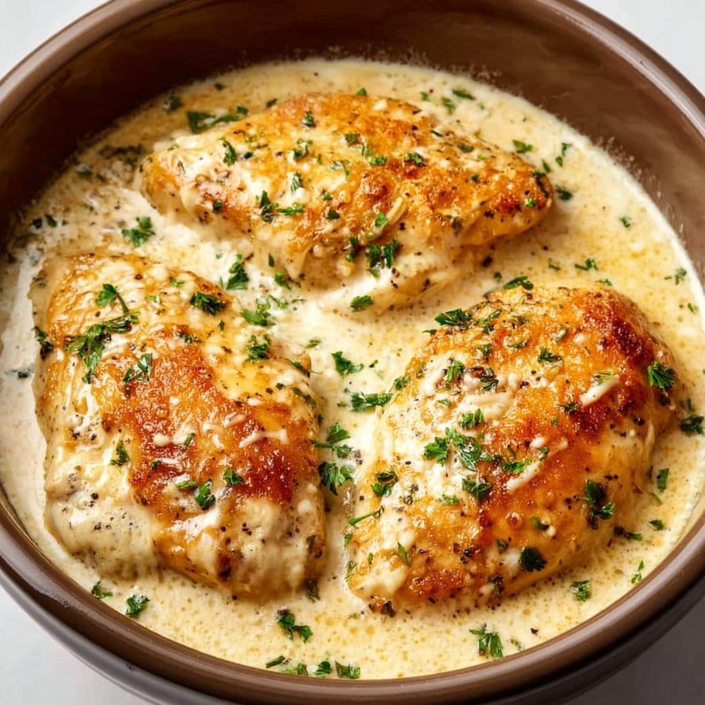 Crockpot Creamy Garlic Parmesan Chicken 2 Crockpot Creamy Garlic Parmesan Chicken