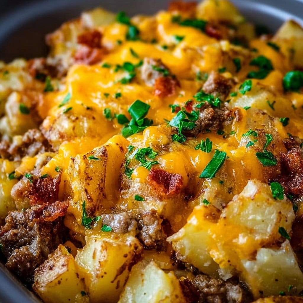 Slow Cooker Cowboy Potato Casserole 2 Slow Cooker Cowboy Potato Casserole