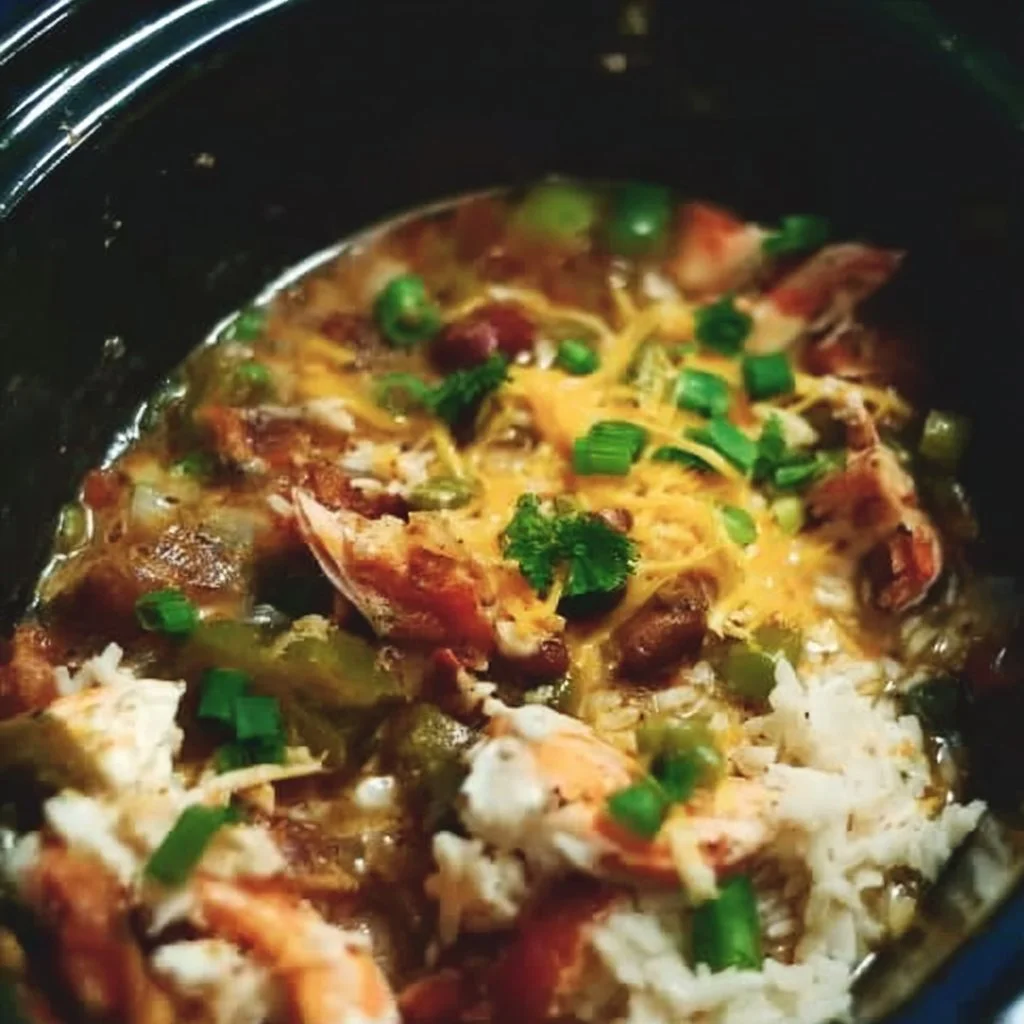 Family enjoying cheap 5 ingredient crockpot dinners together