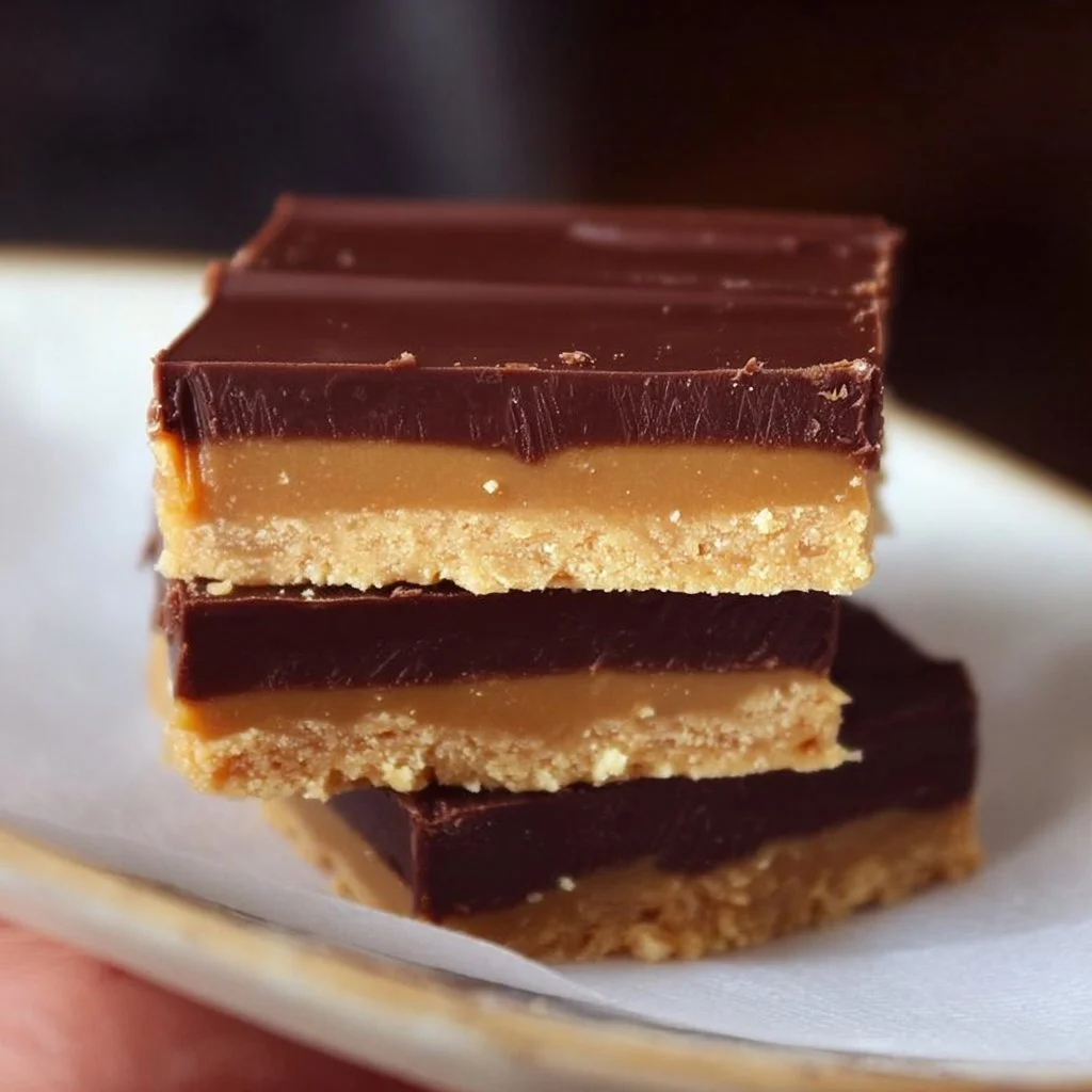 Delicious chocolate peanut butter treats ready to be enjoyed