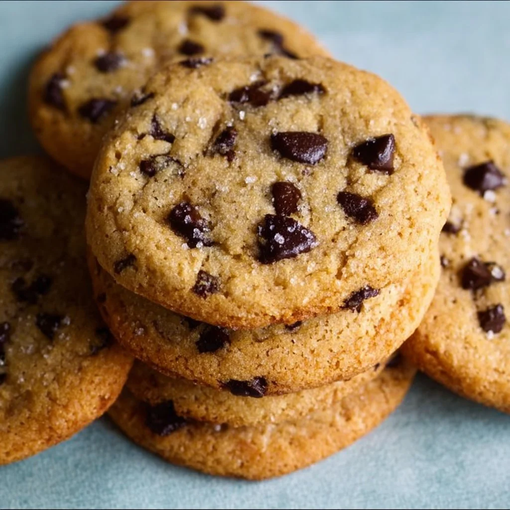 Delicious dairy-free chocolate chip cookies fresh out of the oven