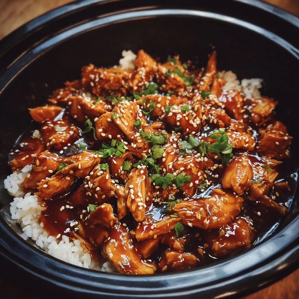 Dump and Go Crockpot Teriyaki Chicken 1 Delicious Dump and Go Crockpot Teriyaki Chicken ready to serve