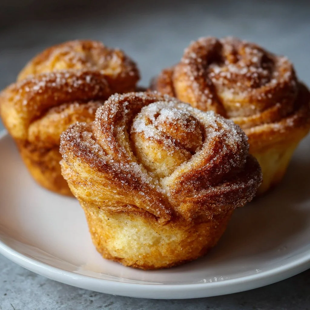 Delicious homemade gluten free cruffins baked to perfection