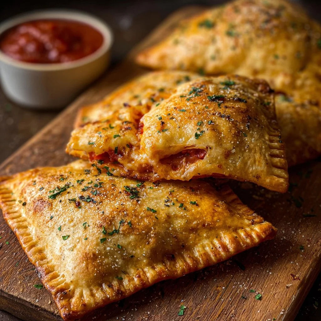 High Protein Pizza Hot Pockets with nutritious ingredients and savory toppings