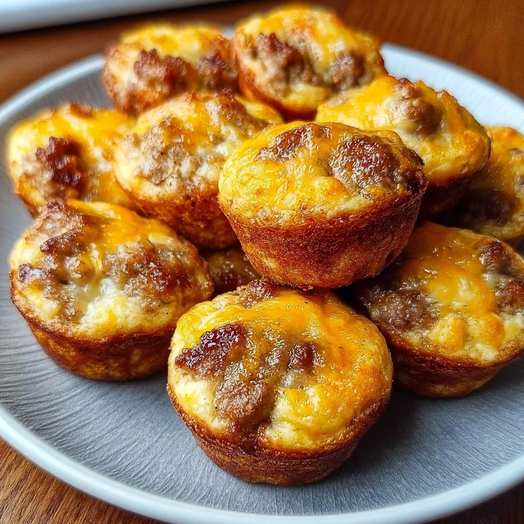 Delicious McGriddle Bites sweet sausage muffins for a quick breakfast.