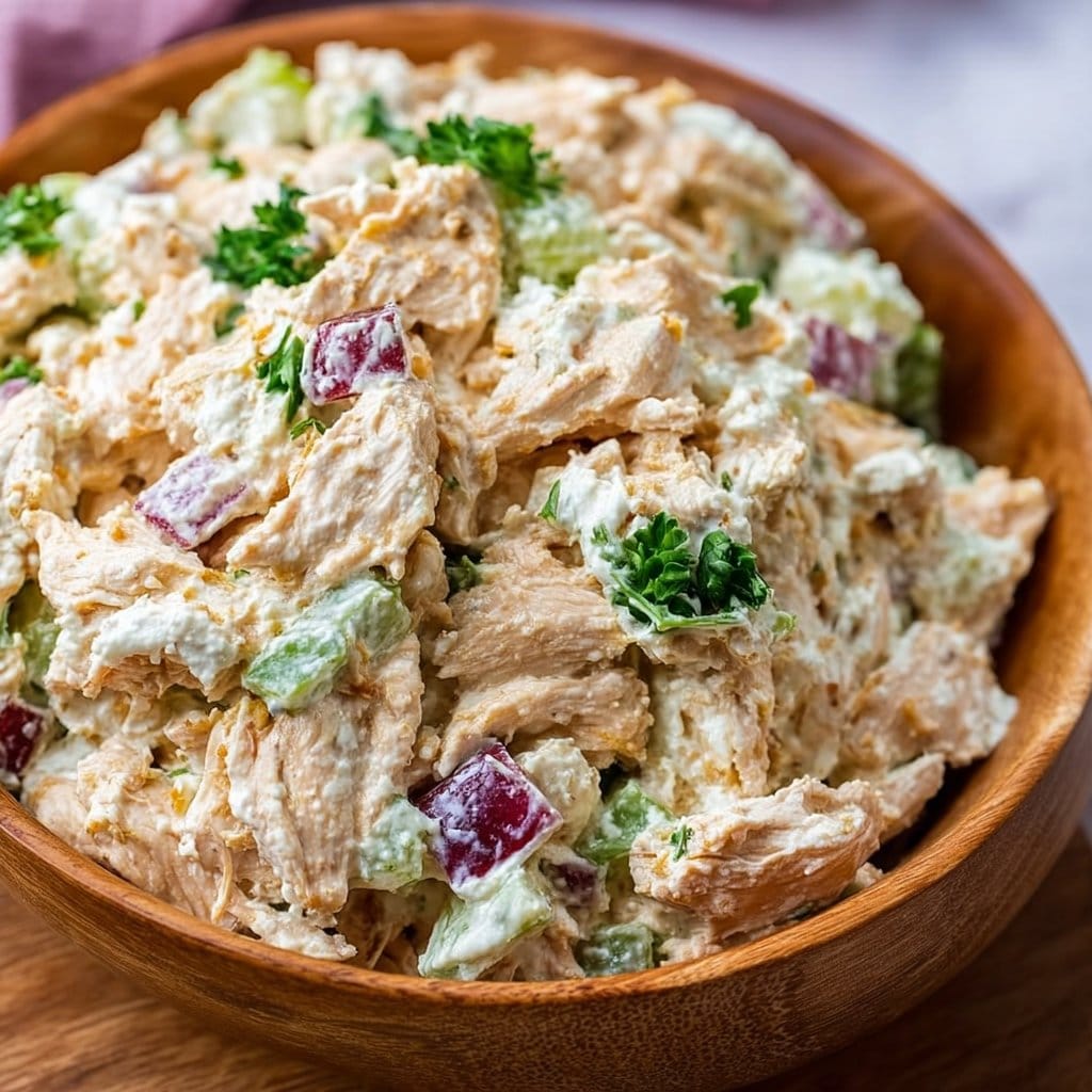 High Protein Cottage Cheese Chicken Salad