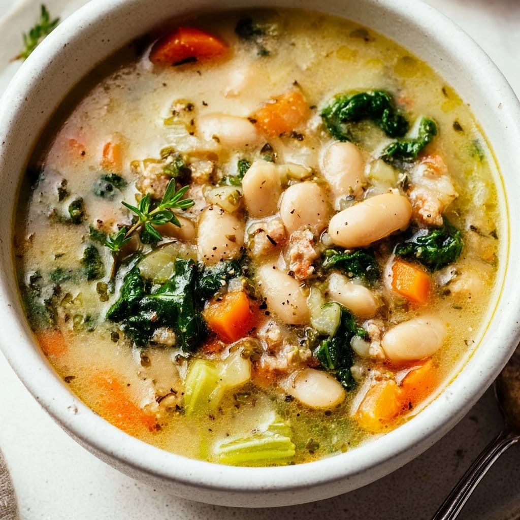 Italian White Bean Soup: Dairy-Free, Gluten-Free - Healthy Hearty Recipes