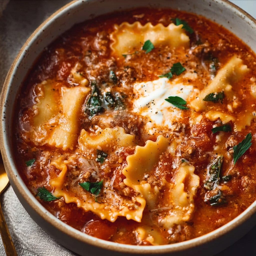 Gluten Free Lasagna Soup (Dairy Free) 2 Gluten Free Lasagna Soup (Dairy Free)
