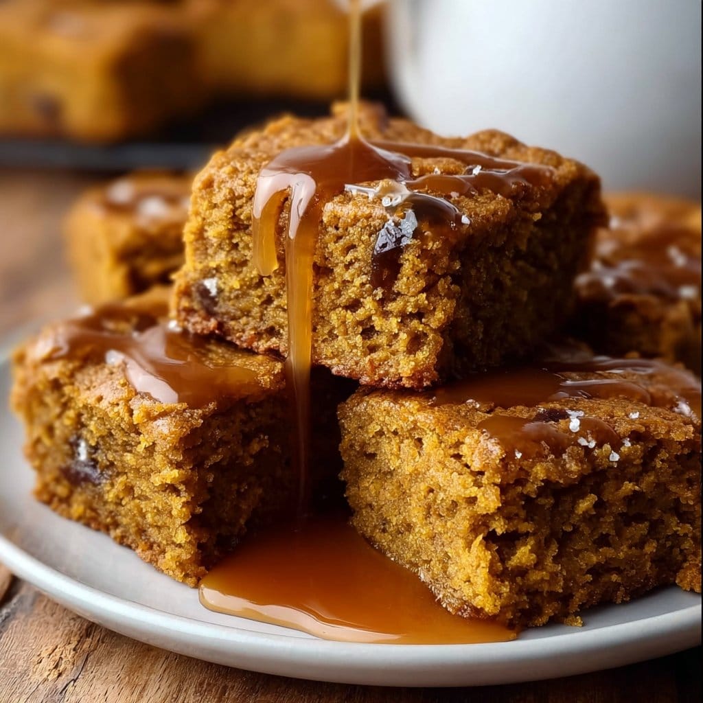 Vegan and Gluten-Free Pumpkin Maple Blondies