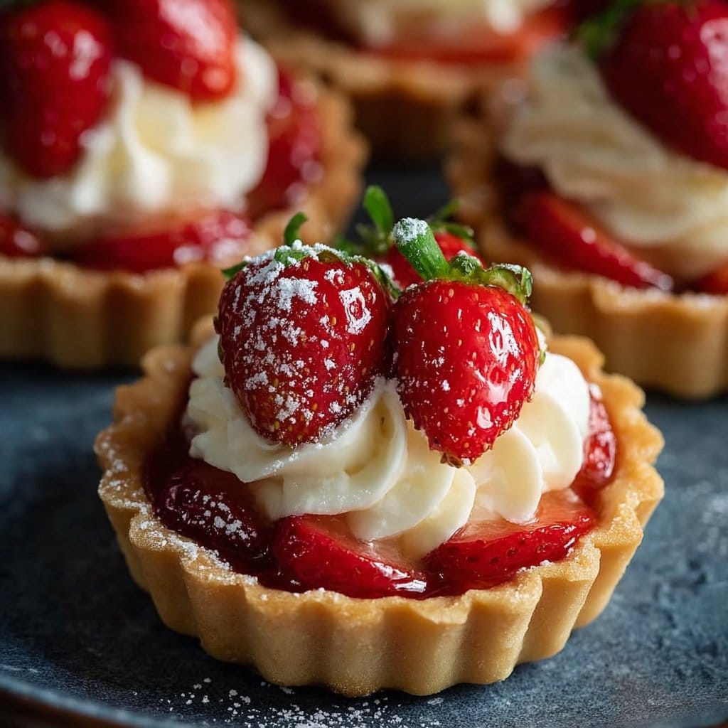 Fresh and Delicious Strawberry Tartlets 2 Fresh and Delicious Strawberry Tartlets