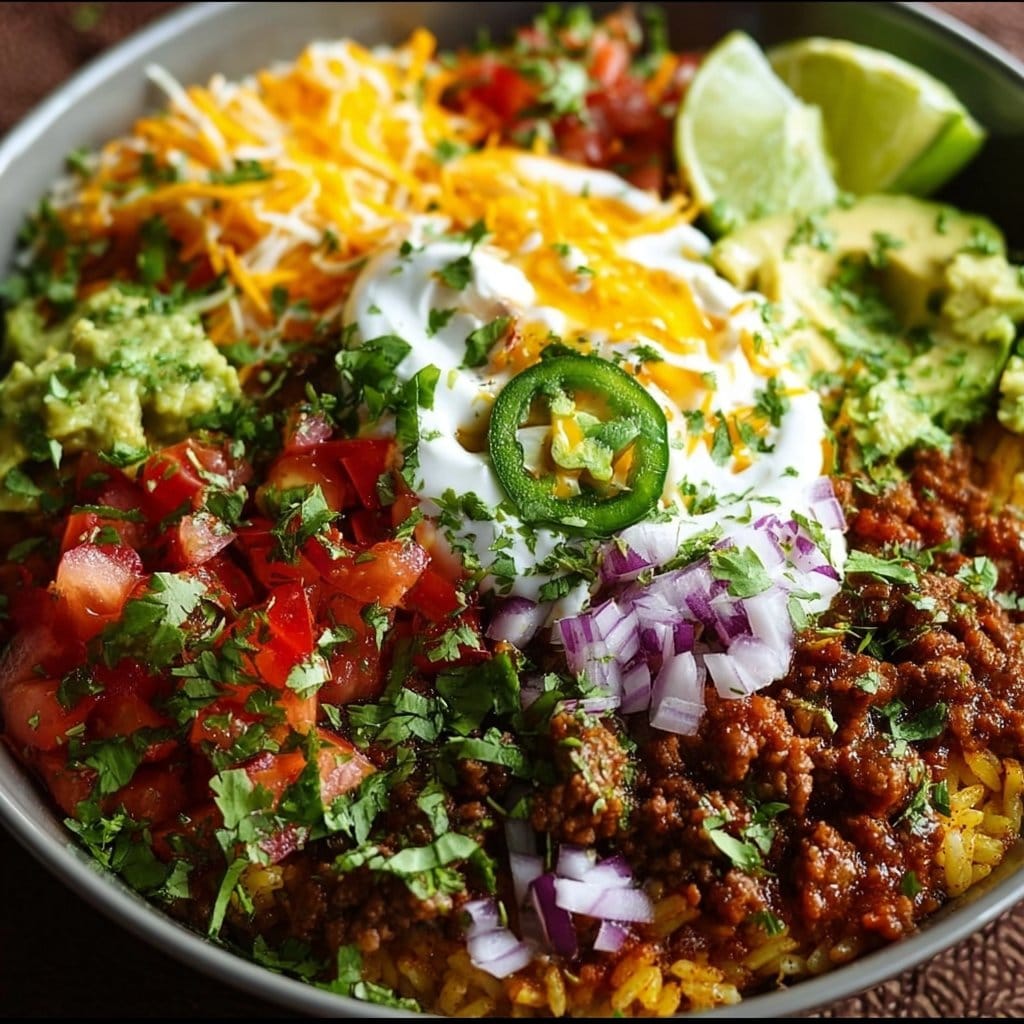 Taco Rice Bowl 2 Taco Rice Bowl