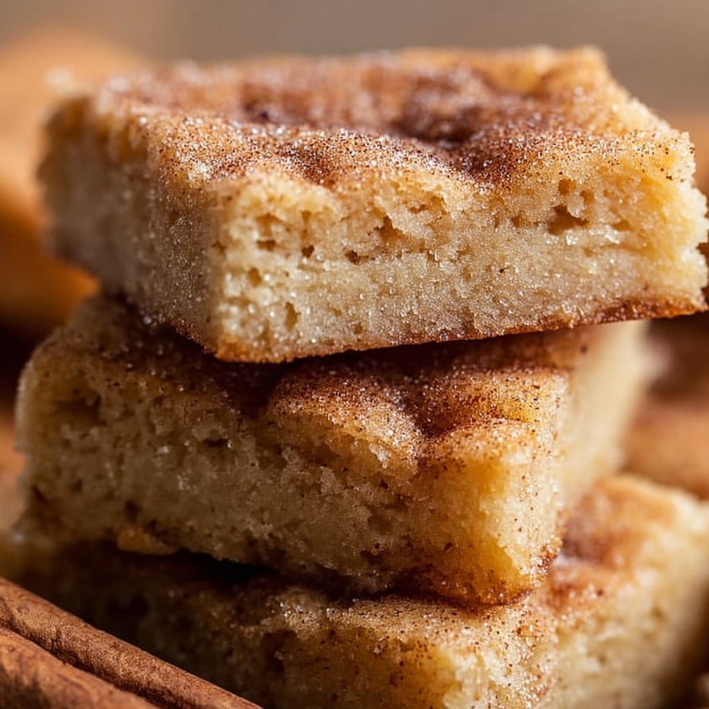 Cinnamon Sugar Blondies