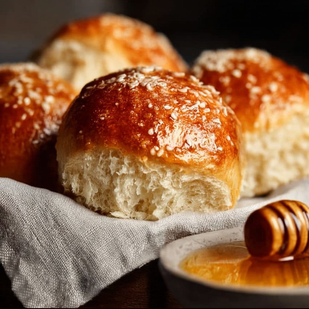 Fluffy Gluten-Free Milk Honey Rolls Recipe
