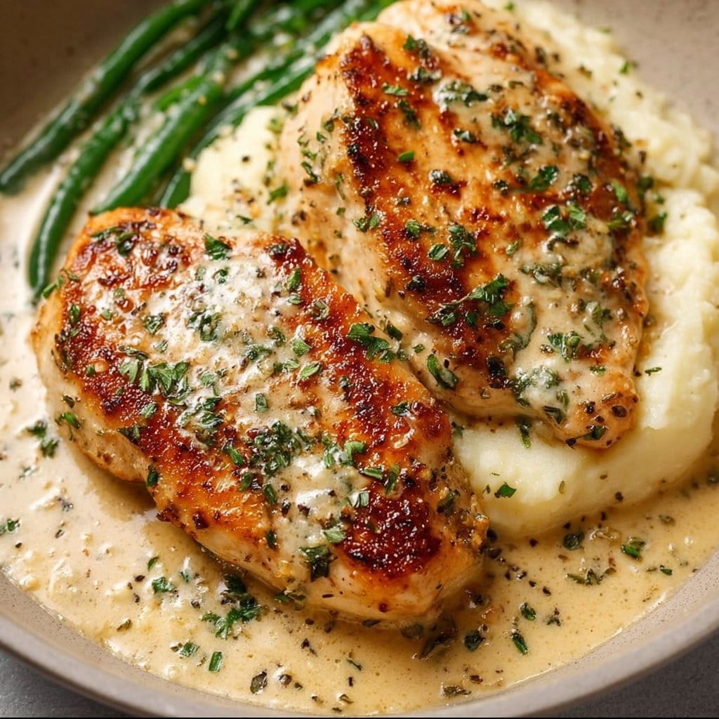 Creamy Garlic Parmesan Chicken Breast 2 Creamy Garlic Parmesan Chicken Breast