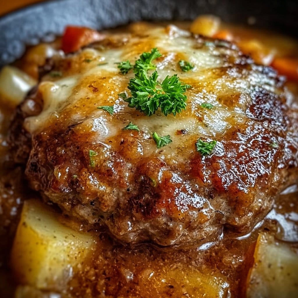 Amish Hamburger Steak Bake