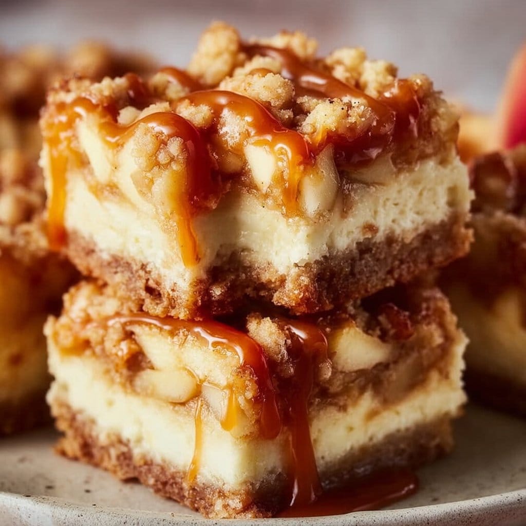 Caramel Apple Cheesecake Bars 2 Caramel Apple Cheesecake Bars