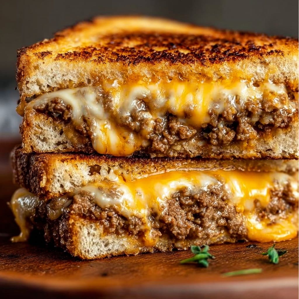 Ultimate Cheesy Ground Beef Melt