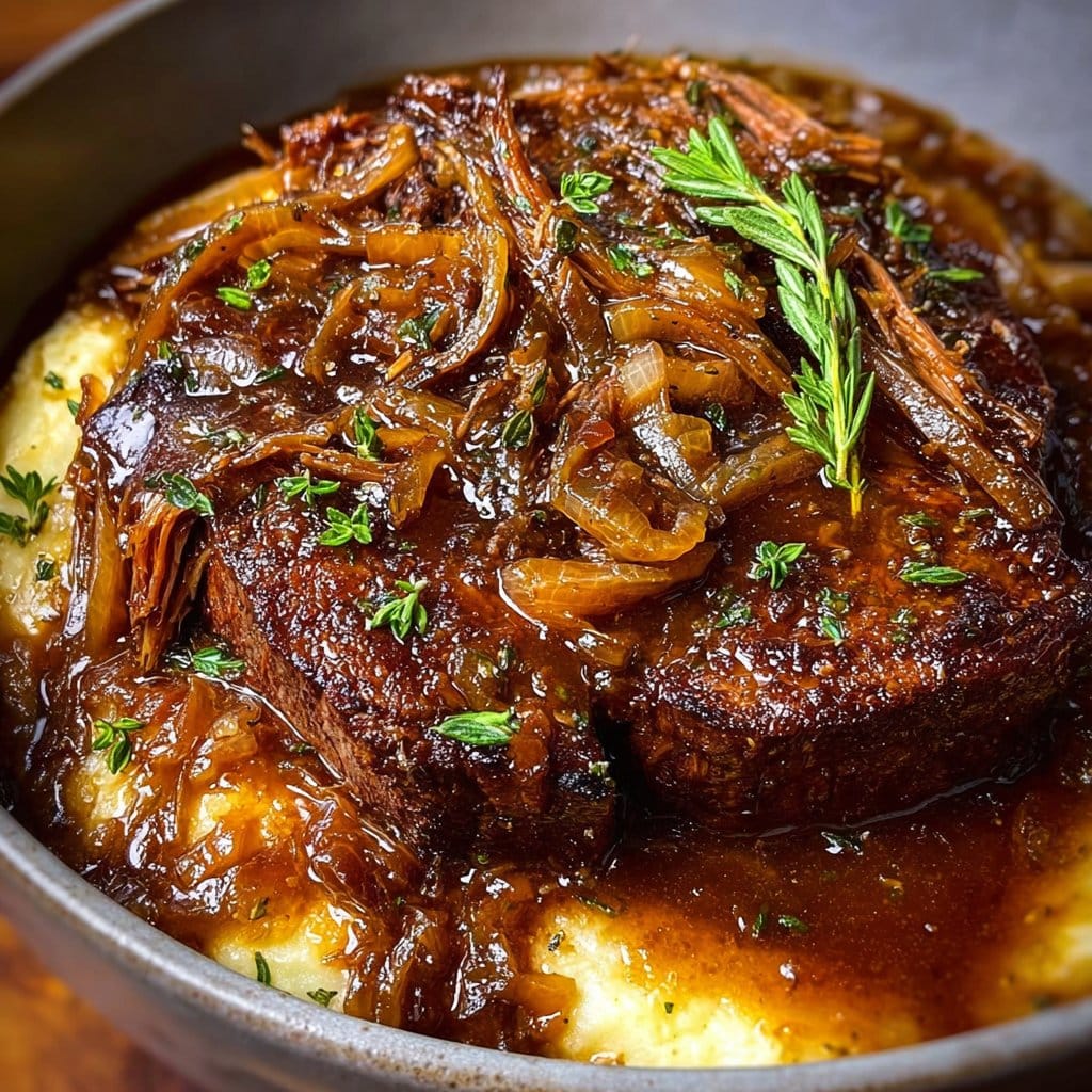 Juicy French Onion Pot Roast