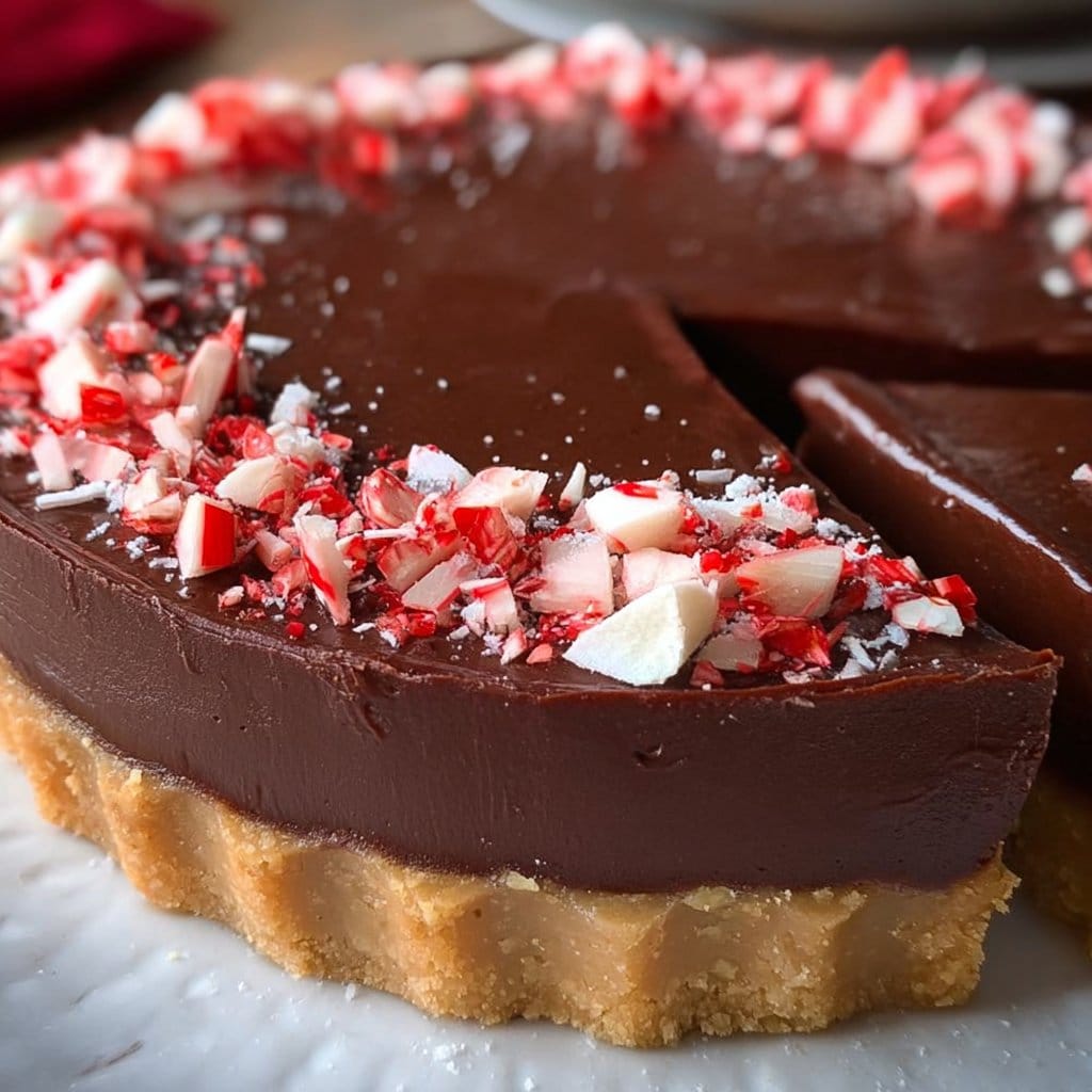 No Bake Peppermint Tart 2 No Bake Peppermint Tart