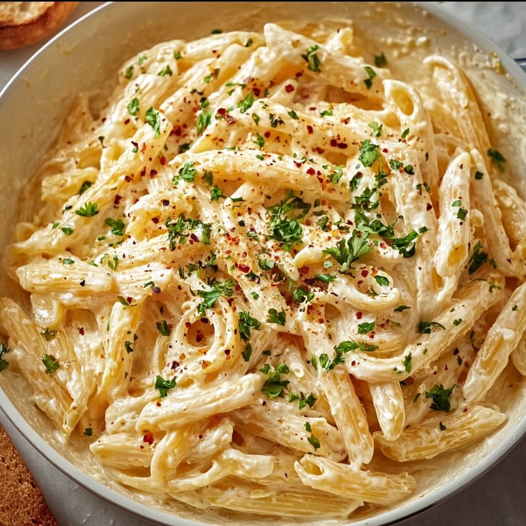 One Pot Creamy Garlic Pasta 2 One Pot Creamy Garlic Pasta