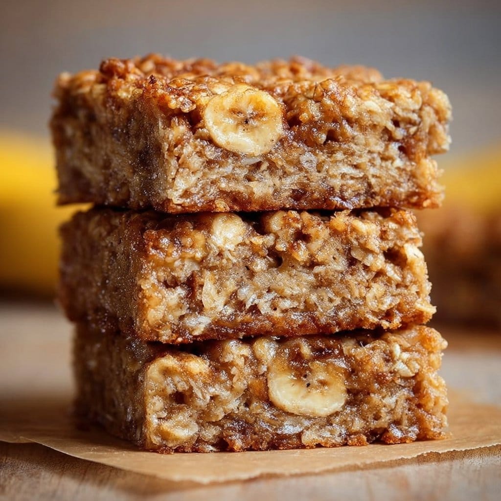 Banana Oatmeal Bars