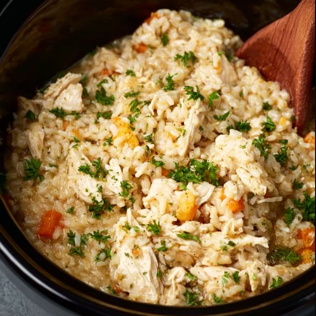 Crock Pot Chicken and Rice 2 Crock Pot Chicken and Rice