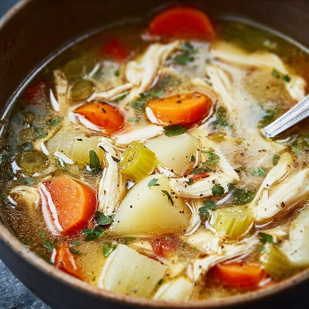 Easy Homemade Chicken Soup 2 Easy Homemade Chicken Soup