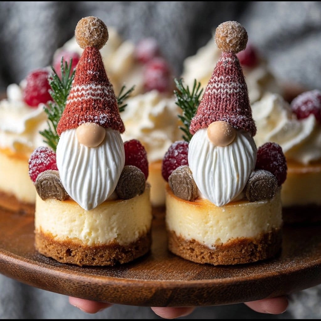 Gnome Mini Cheesecakes