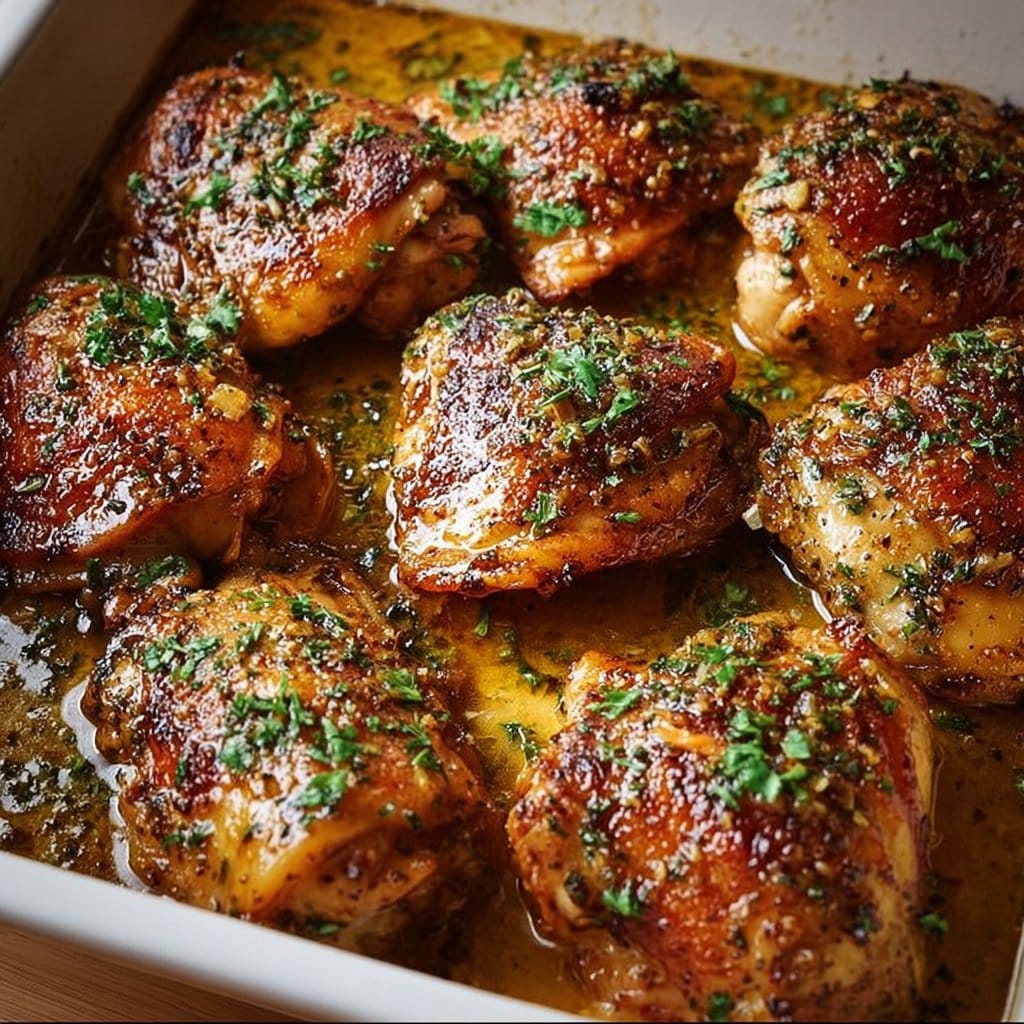 Easy Baked Chicken Thighs 2 Easy Baked Chicken Thighs