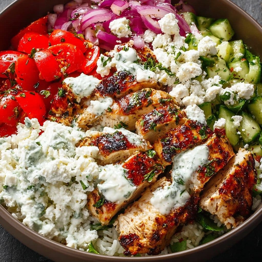 Greek Chicken Bowls 2 Greek Chicken Bowls