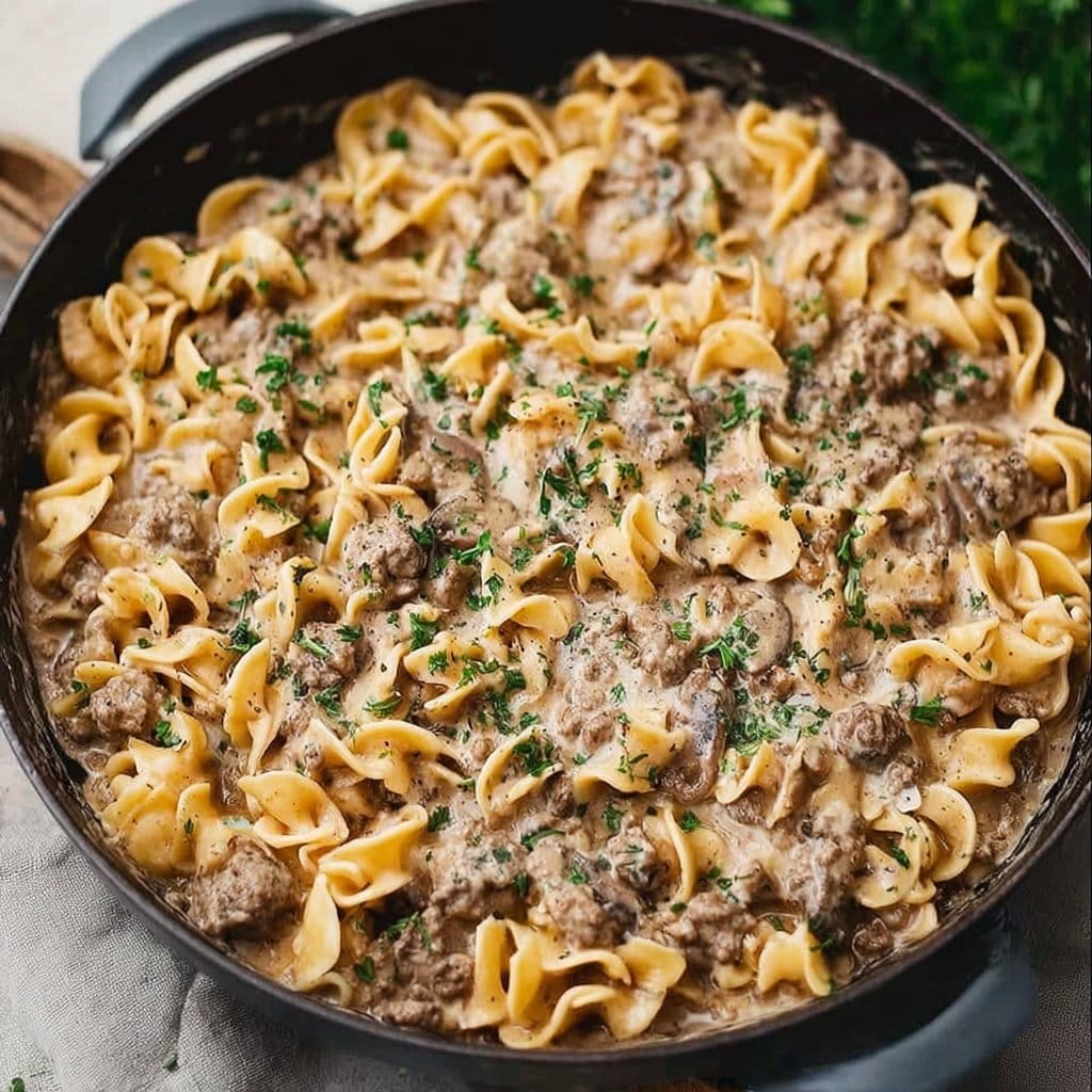 30-Minute Ground Beef Stroganoff 2 30-Minute Ground Beef Stroganoff