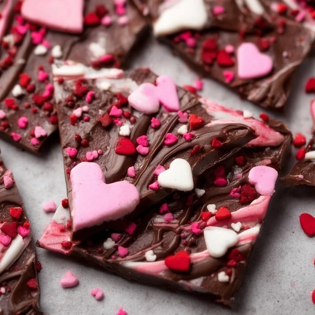 Valentine’s Day Chocolate Bark
