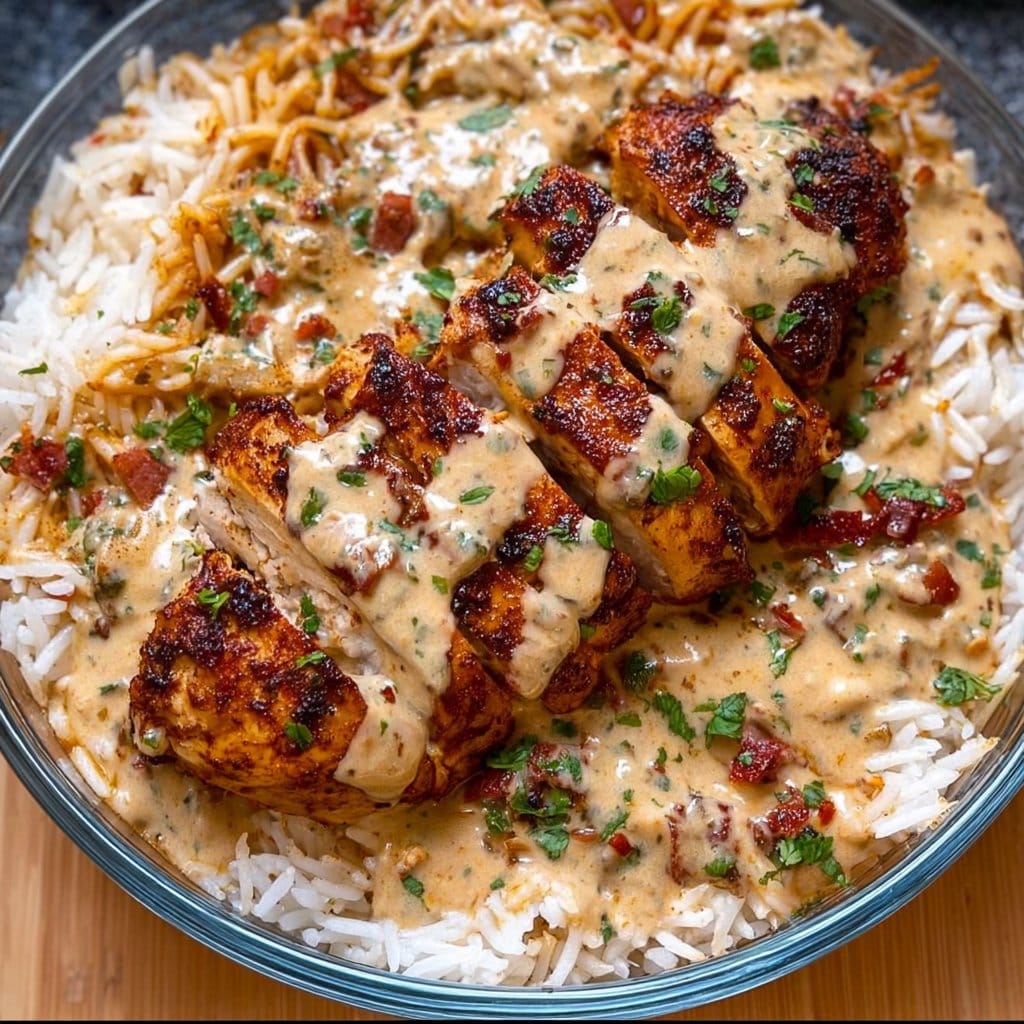 Creamy Cajun Chicken and Rice Bowls 2 Creamy Cajun Chicken and Rice Bowls