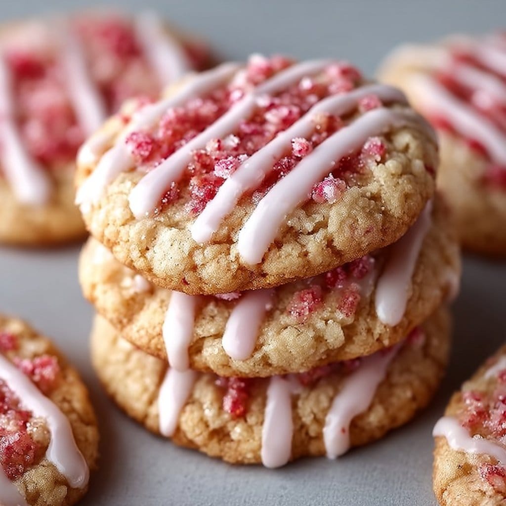 Strawberry Crunch Cookies 2 Strawberry Crunch Cookies