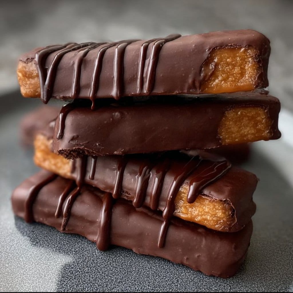 Healthy Twix Bars