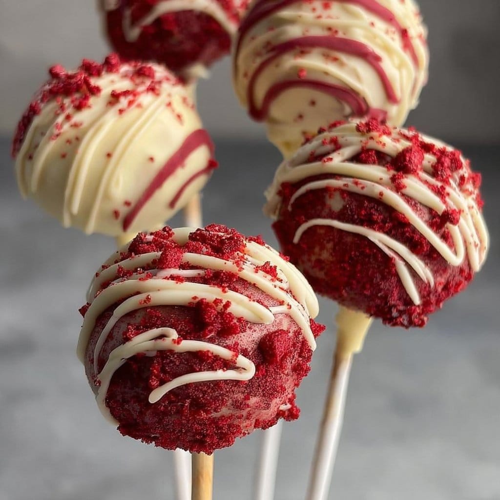 Red Velvet Cake Pops 2 Red Velvet Cake Pops