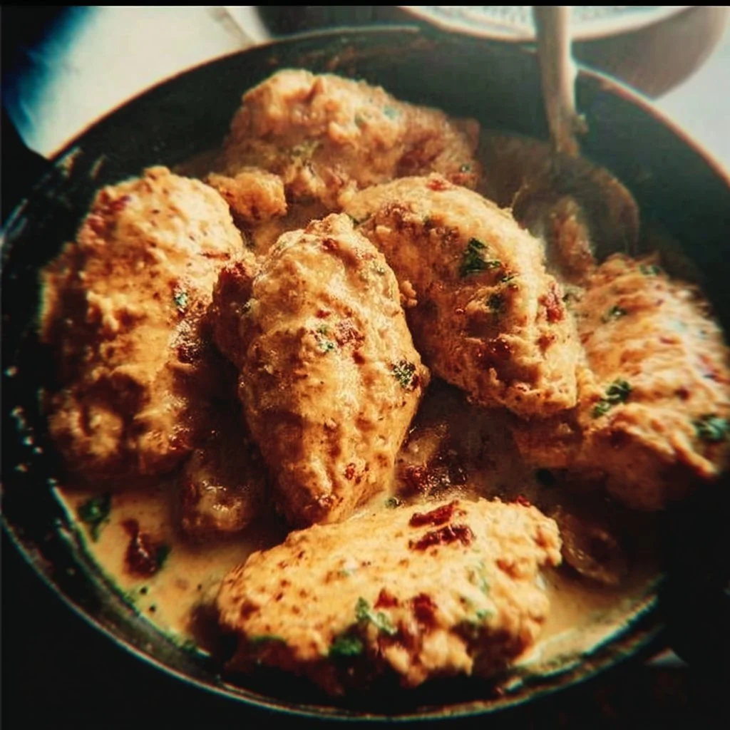 Delicious Marry Me Chicken dish garnished with herbs and served on a plate