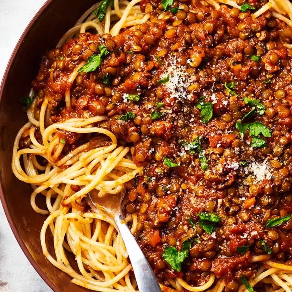 Vegan Lentil Bolognese