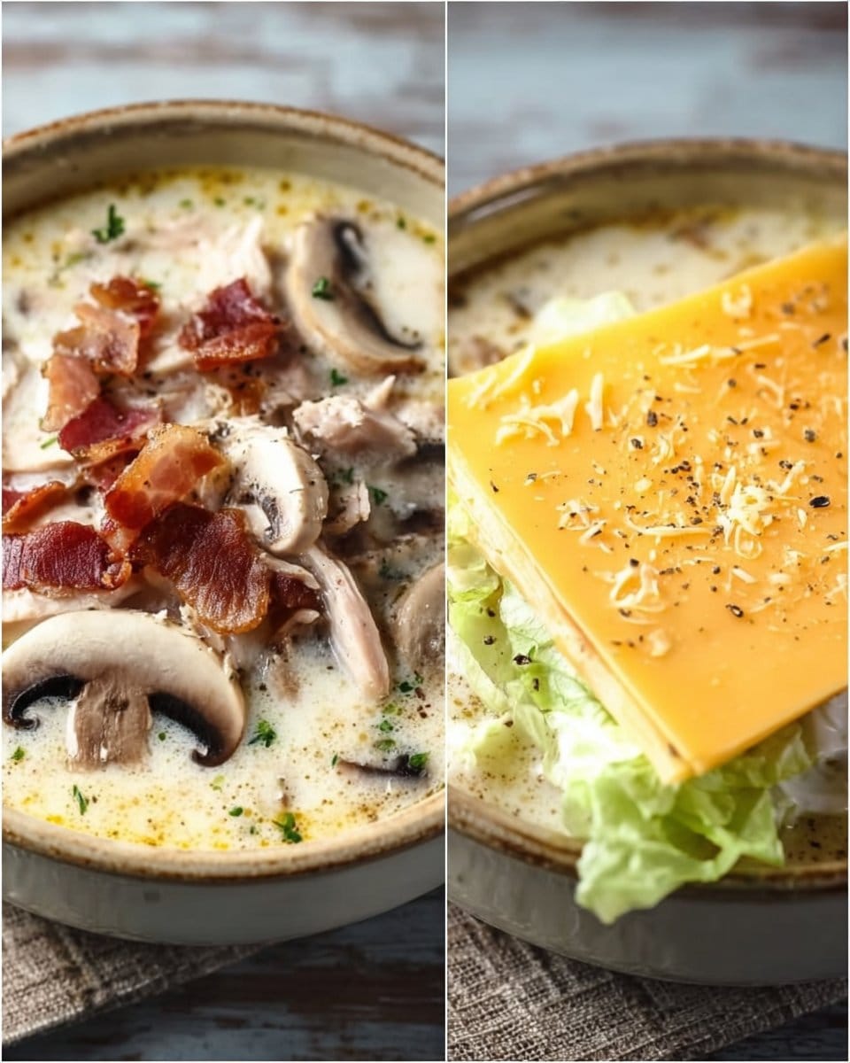 Creamy Keto Mushroom Soup