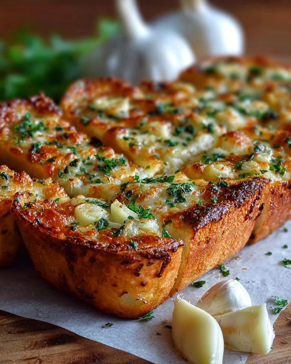 Quick Easy Gluten-Free Garlic Pizza Bread 1 Quick and easy gluten-free garlic pizza bread topped with herbs.