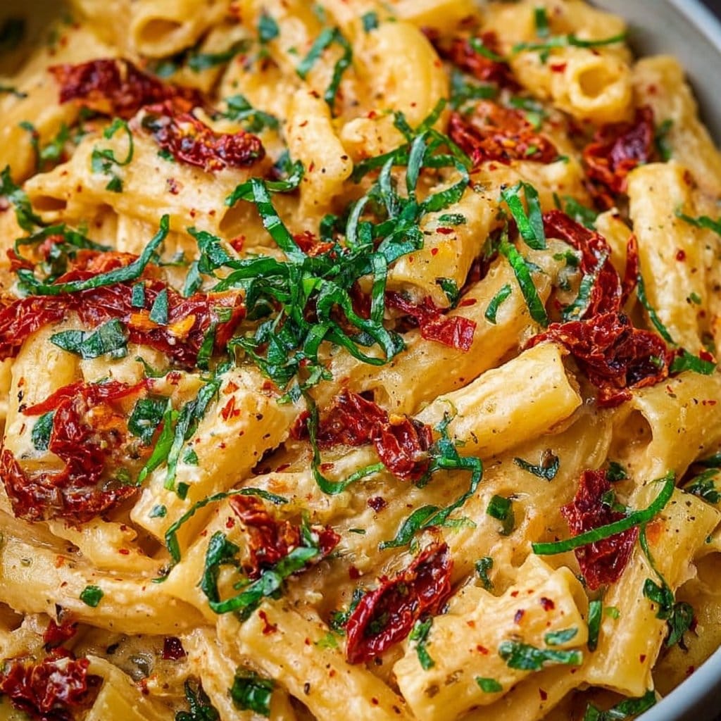 Creamy Vegan Sun-Dried Tomato Pasta