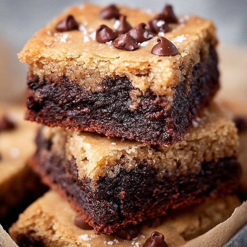 Double Layer Vegan Brookies